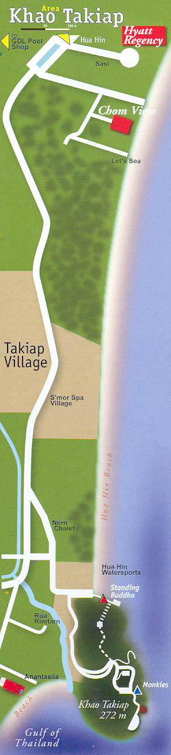 Khao Takiab Map