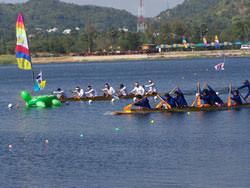 Long Tail Boat Racing at Khao Tao Reservoir